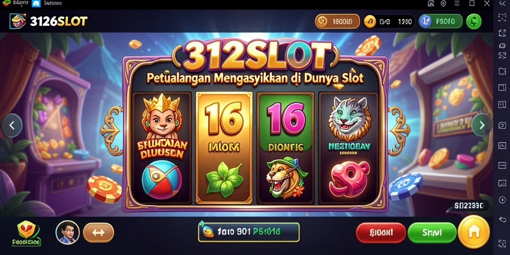 Tampilan menegangkan gameplay petualangan dalam 3126SLOT.