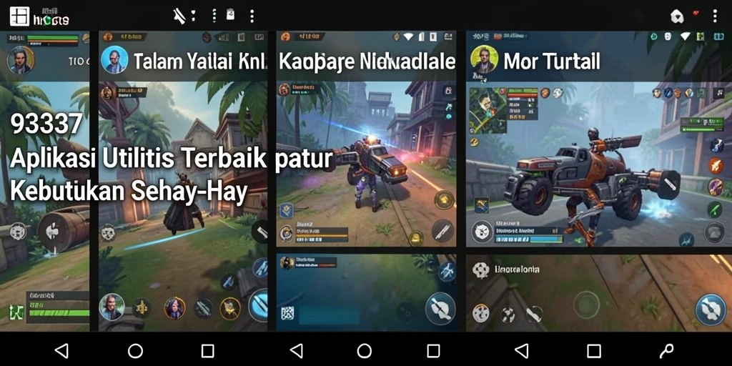 Tampilan antarmuka sederhana dan fungsionalitas aplikasi Utility 93337.