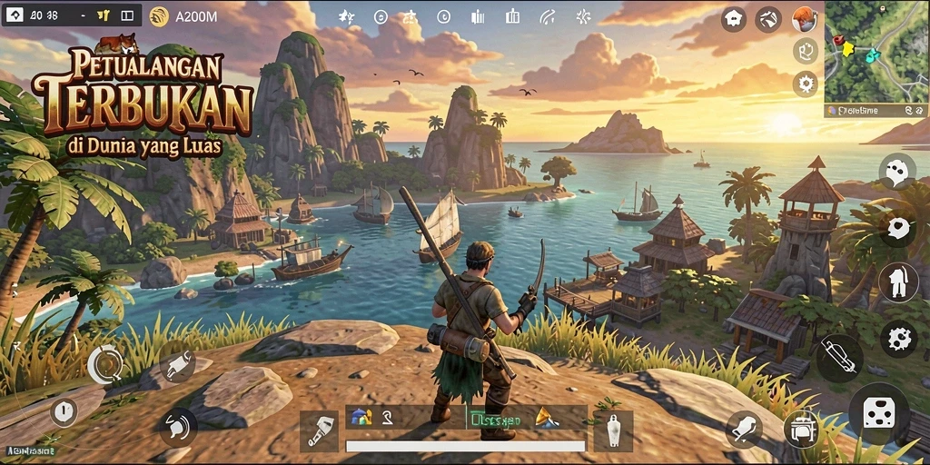 Screenshot menampilkan momen eksplorasi luar biasa dalam A200M.