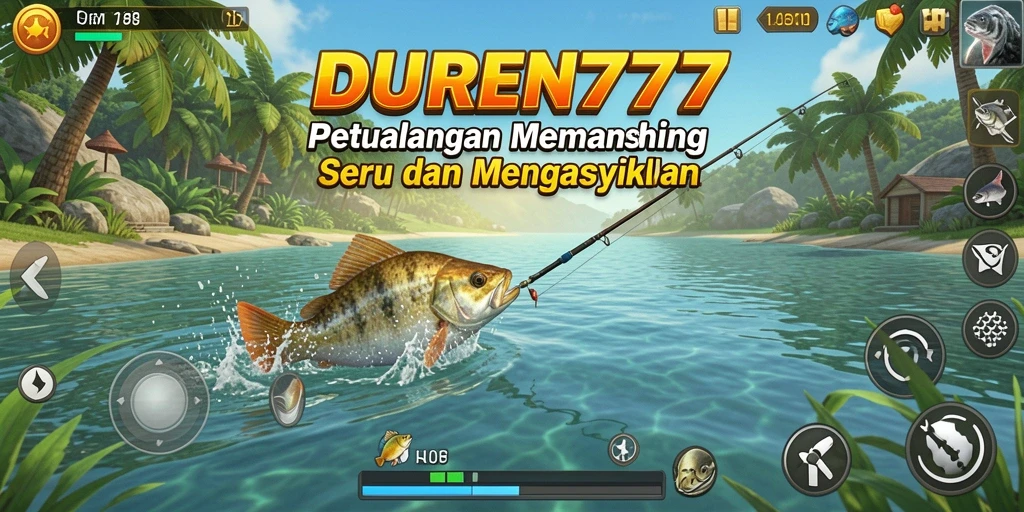Gameplay memancing yang seru dan penuh tantangan di DUREN777.