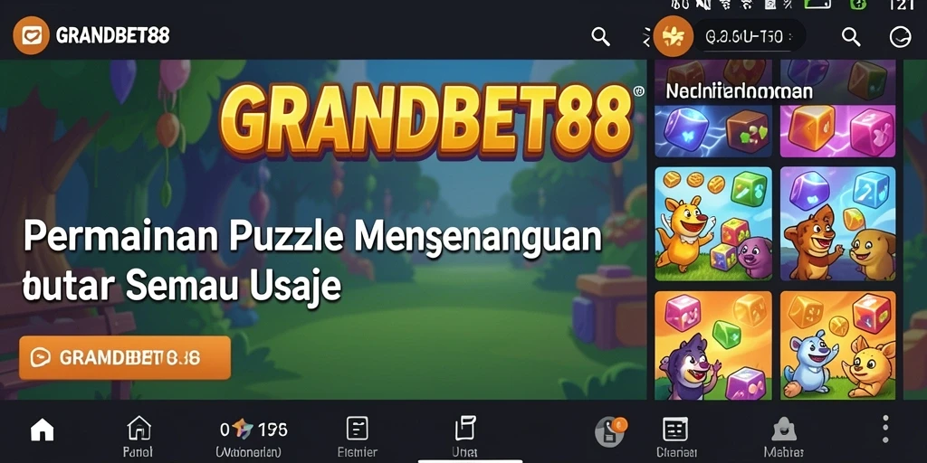 Tampilan gameplay GRANDBET88 yang menarik dalam solusi Puzzle.