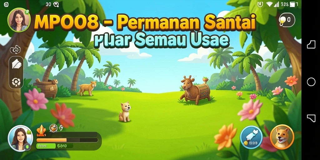 Tampilan menarik dari gameplay MPO08 yang seru dan menghibur.