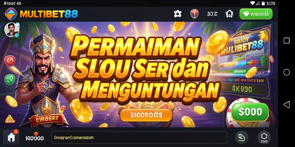 Tampilan menarik gameplay slot di MULTIBET88.