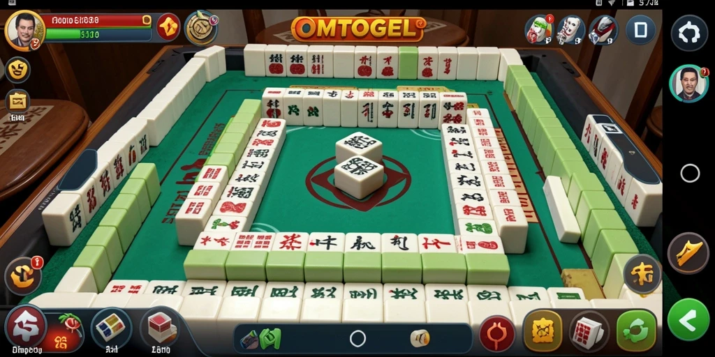 Screenshot gameplay OMTOGEL menampilkan tantangan Mahjong yang menarik.