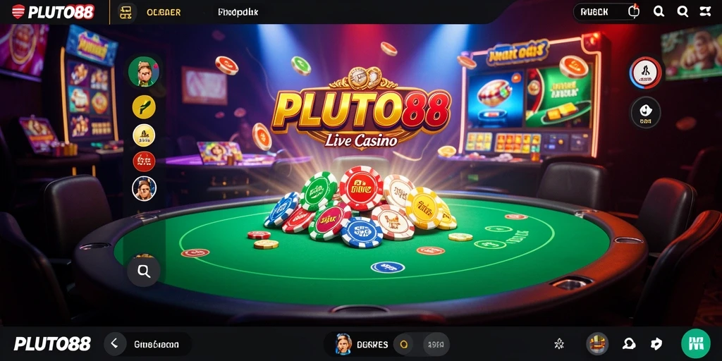 Menampilkan dealer profesional dan gameplay menarik dari PLUTO88.