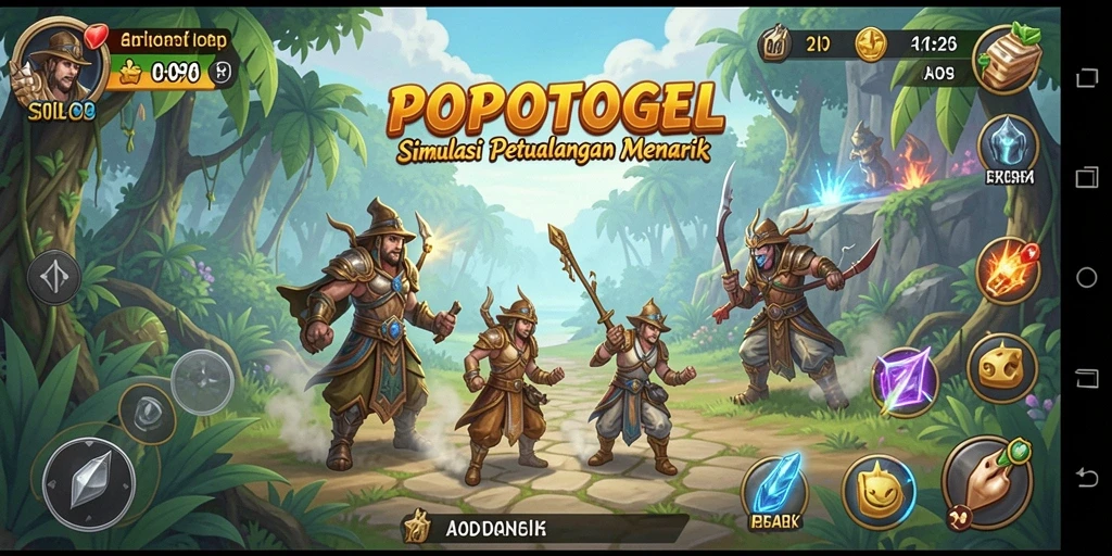 Screenshot menggambarkan gameplay POPOTOGEL yang menarik dan interaktif.