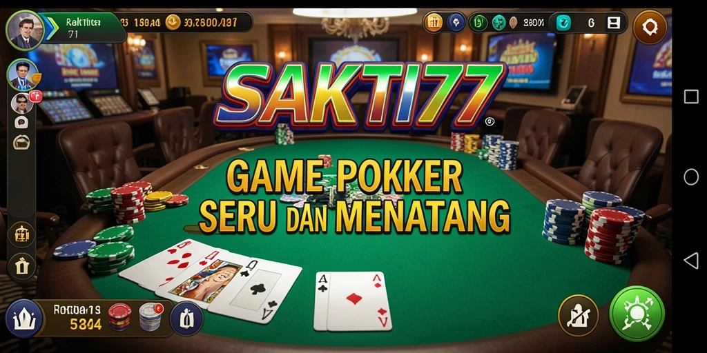 Tampilan gameplay SAKTI77 yang seru dan menggugah semangat.