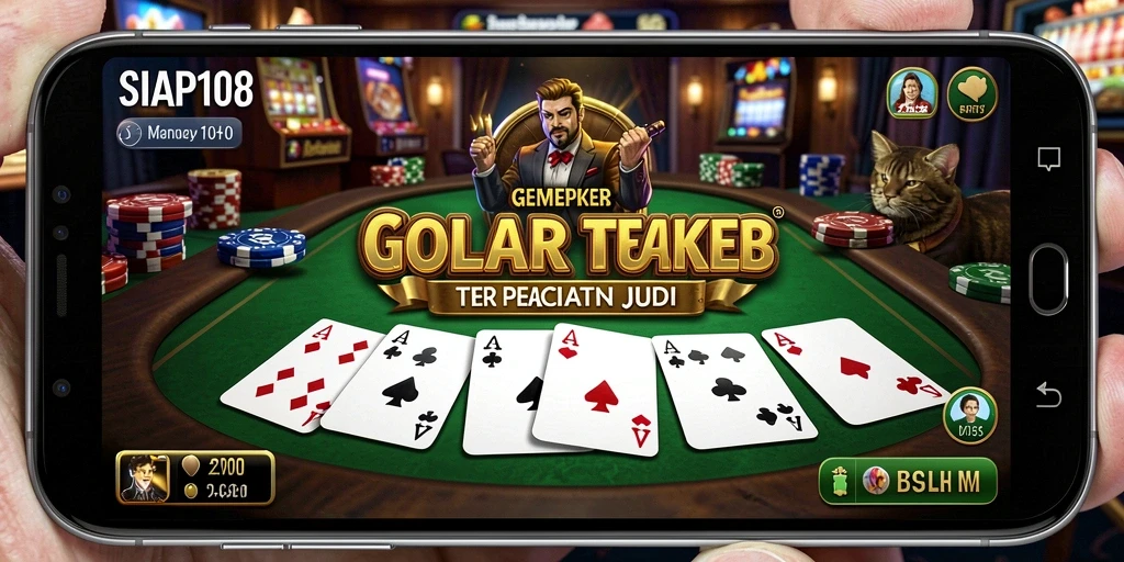 Tangkapan layar utama SIAP108 menampilkan suasana permainan Poker yang seru.