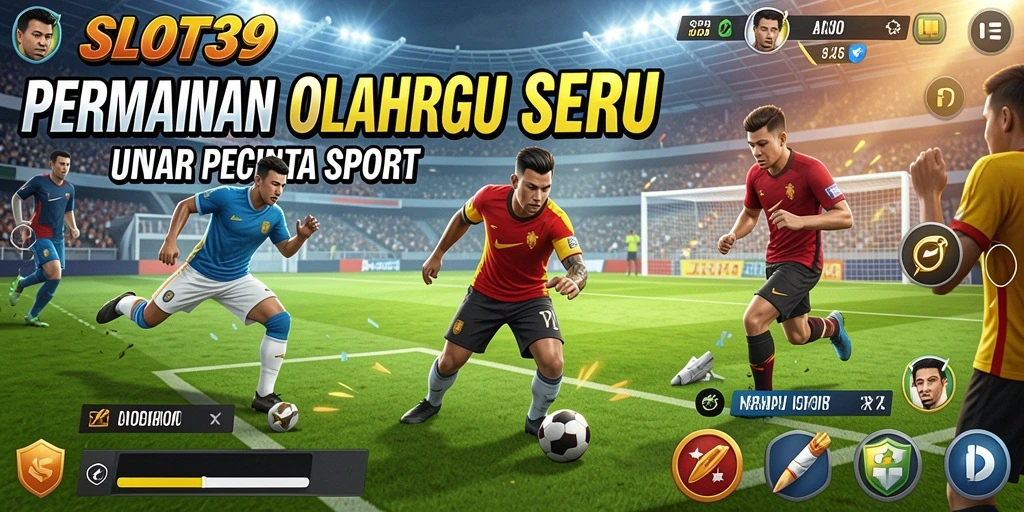 Tampilan gameplay menarik dari SLOT39 dengan elemen olahraga.