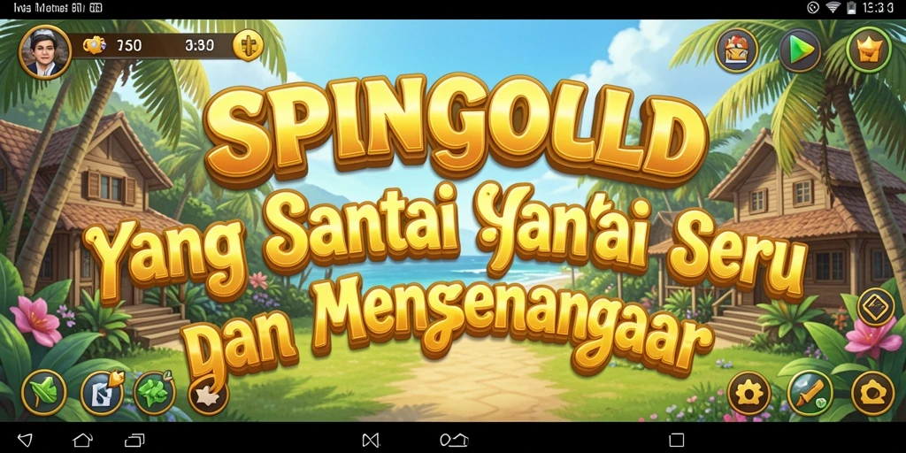 Tampilan gameplay SPINGOLD yang penuh warna dan menarik.