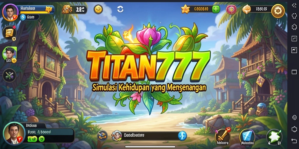 Tampilan gameplay TITAN777 yang realistis dan menarik.