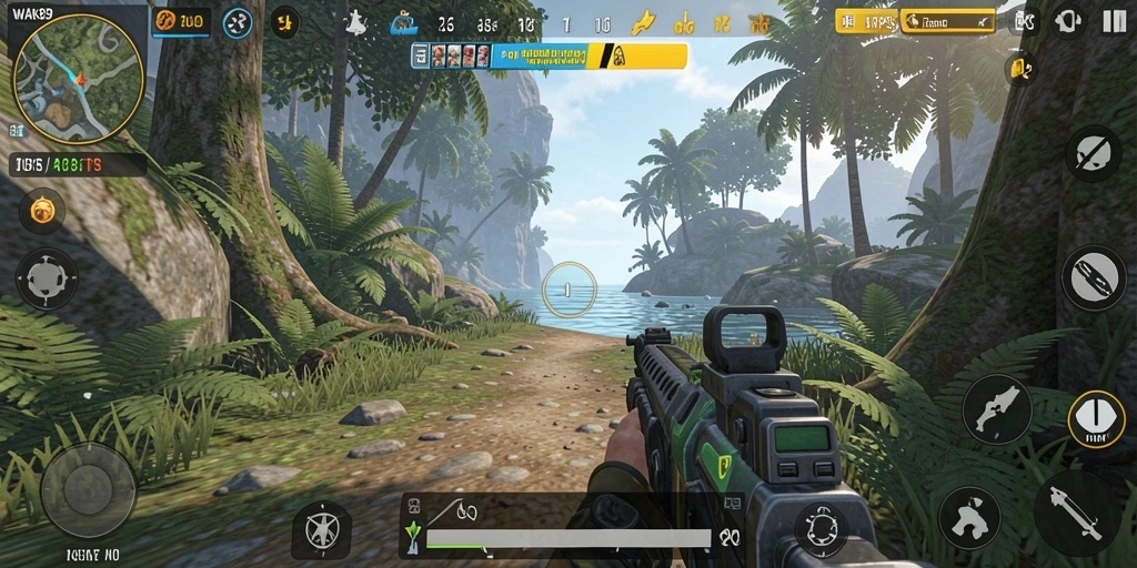Tampilan gameplay WAK89 yang penuh aksi dan mendebarkan.