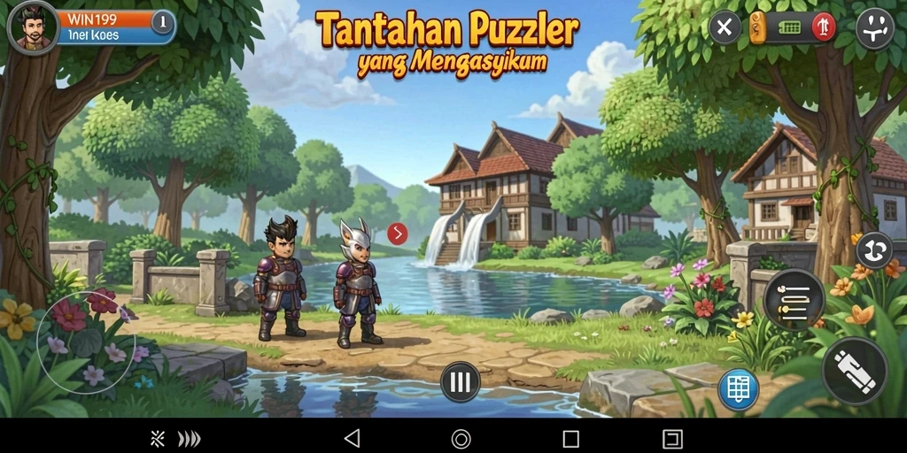 Tampilan gameplay WIN199 yang menarik dengan berbagai tingkat kesulitan.